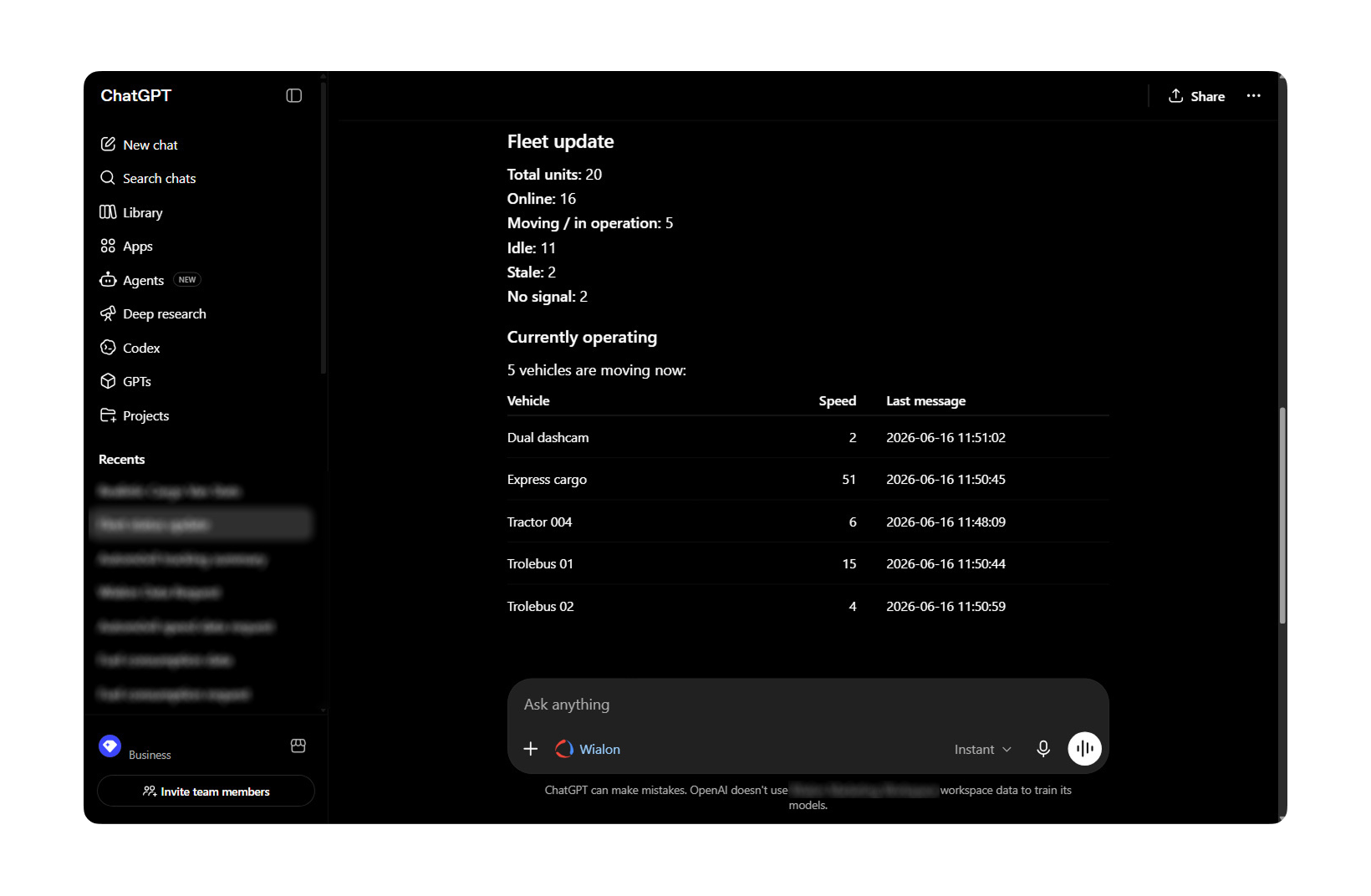 wialon-for-chatgpt screenshot