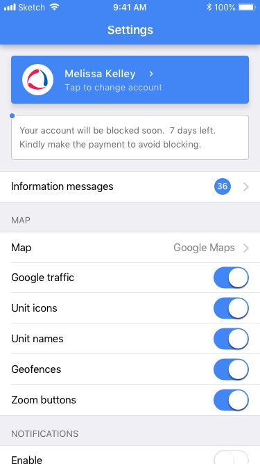 Wialon mobile app 2.0 features