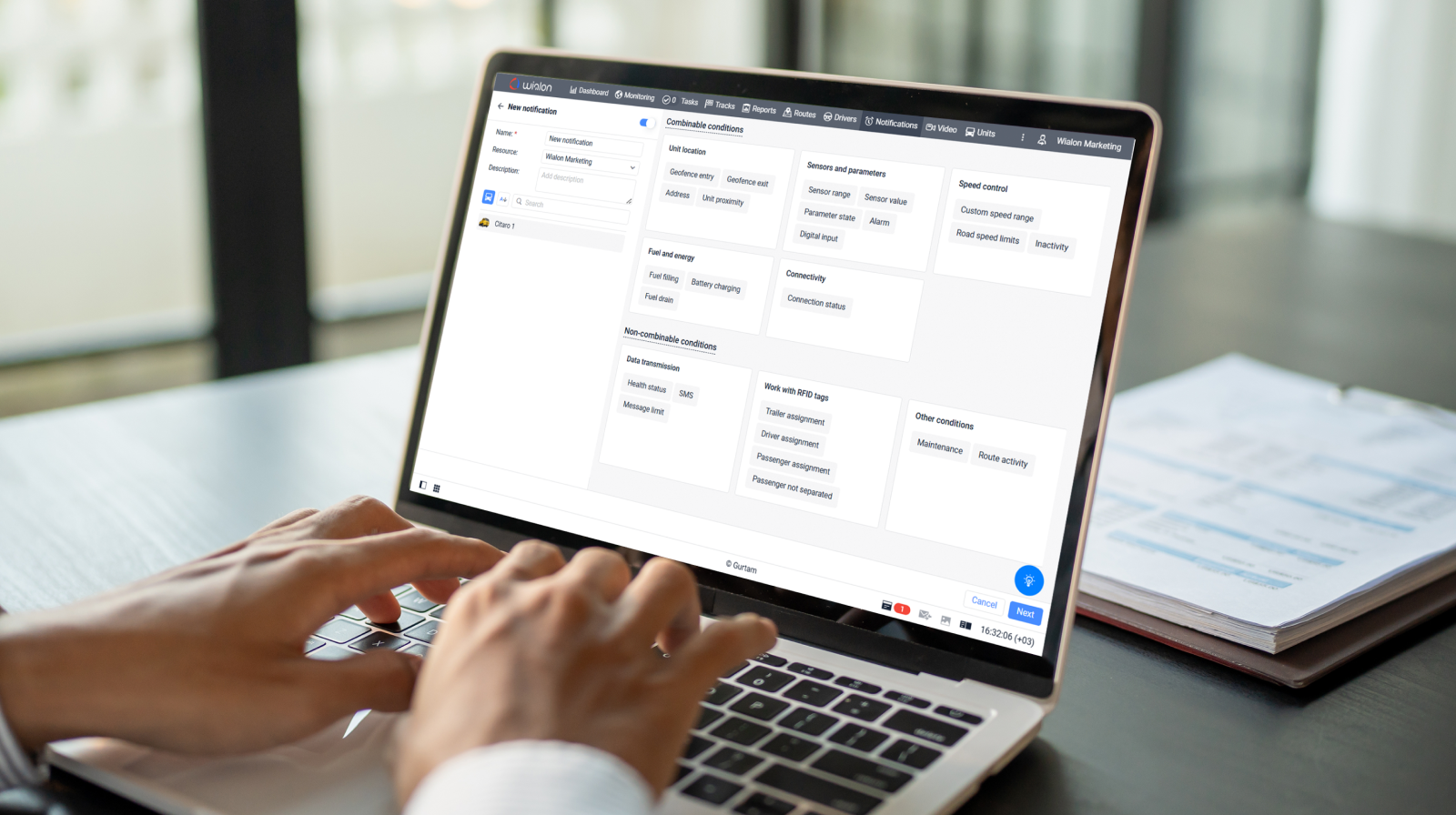 New Notification Builder
