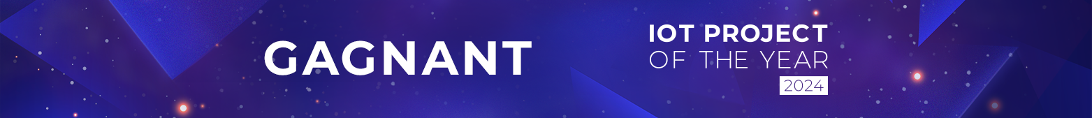 lauréats du concours IoT project of the year 2024