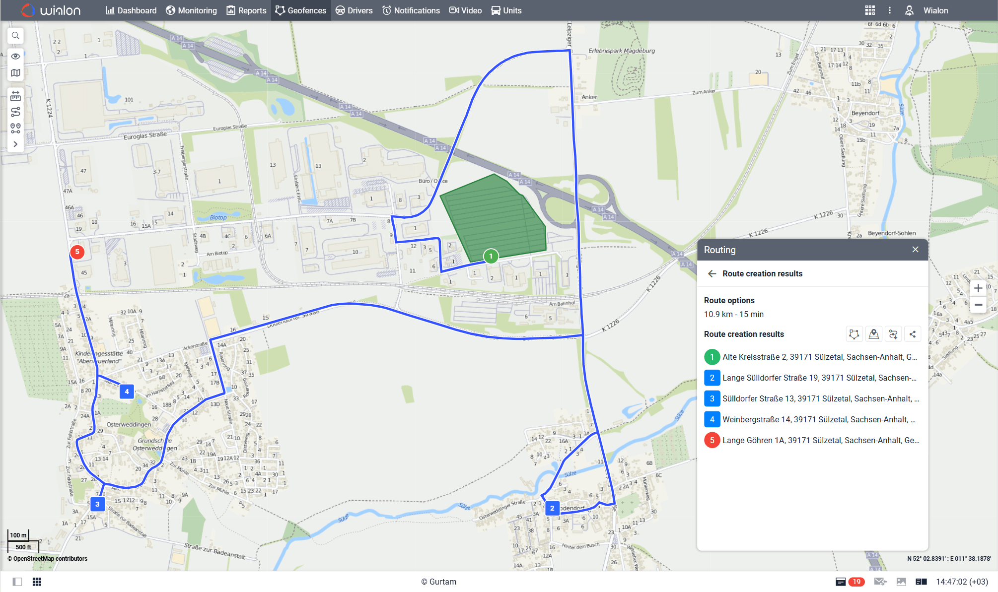 Optimización de rutas