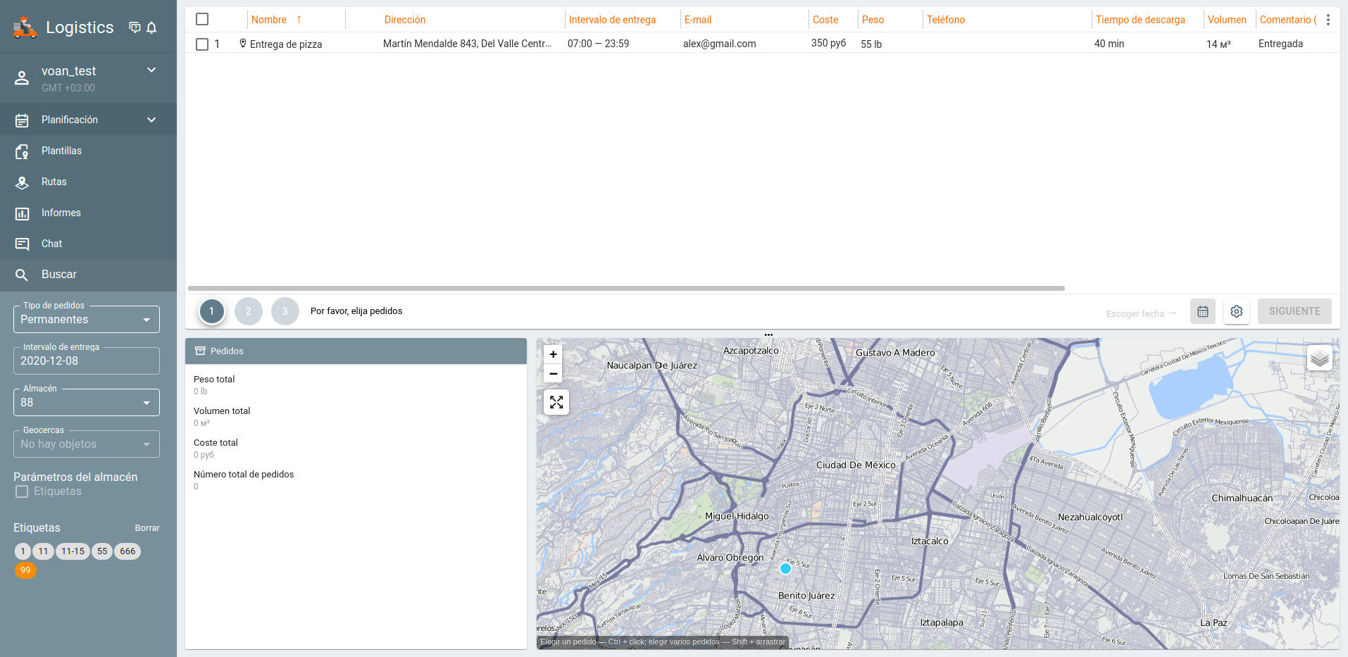 Rediseño de la interfaz