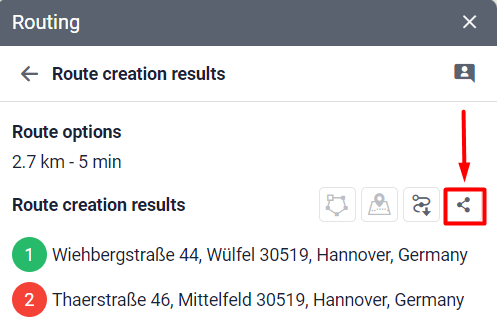 Generating links to routes