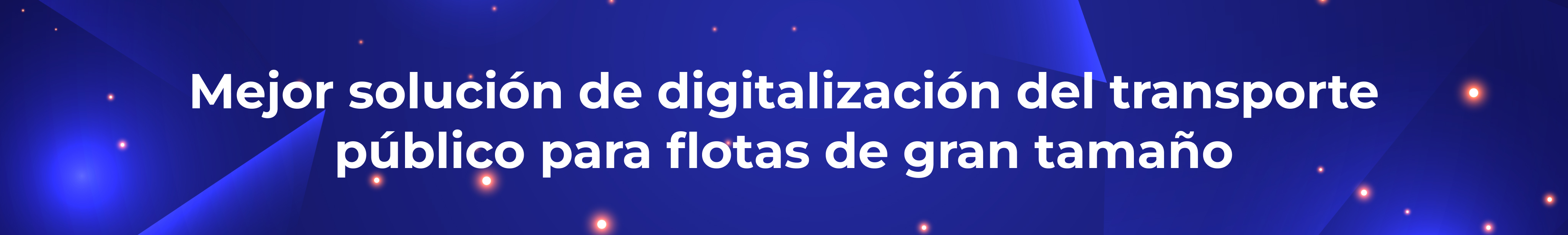 Mejor solución de digitalización del transporte público para flotas de gran tamaño