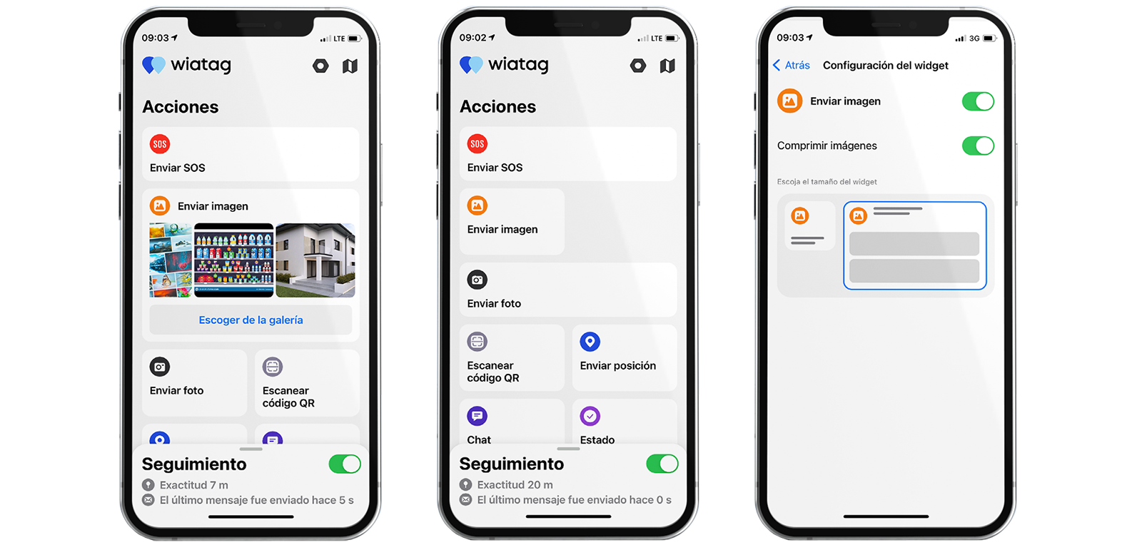 widgets en WiaTag 2.0
