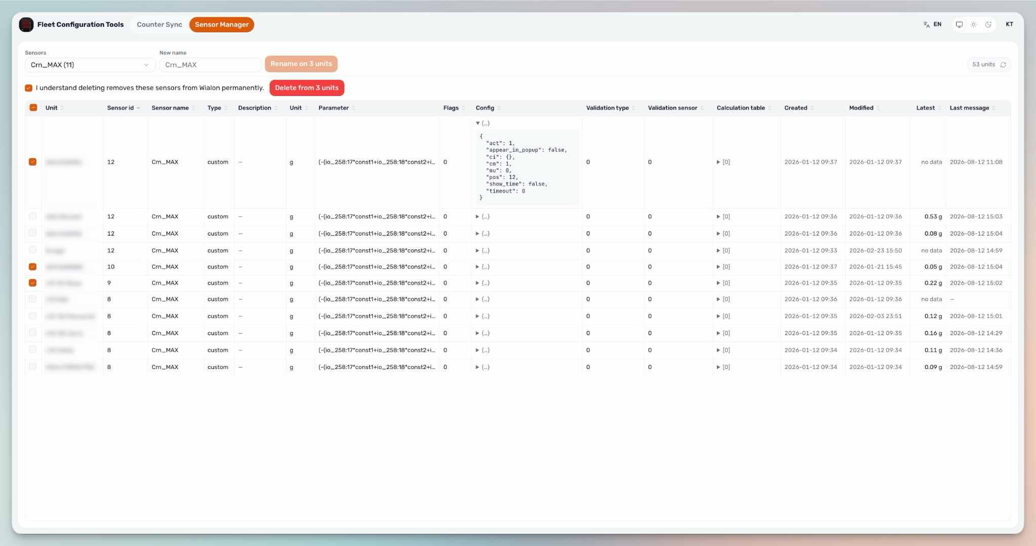 fleet-configuration-tools screenshot