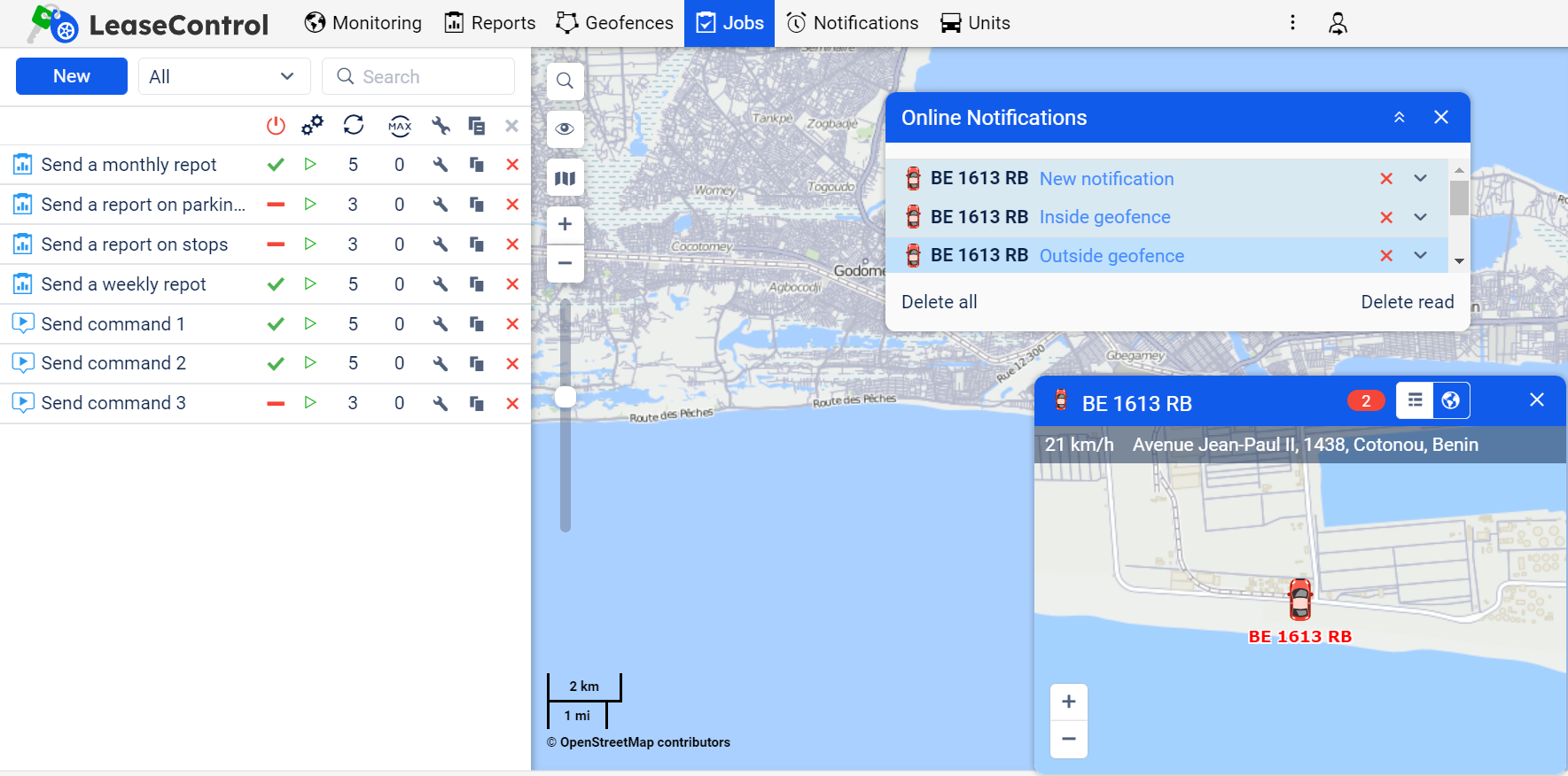 LeaseControl notification