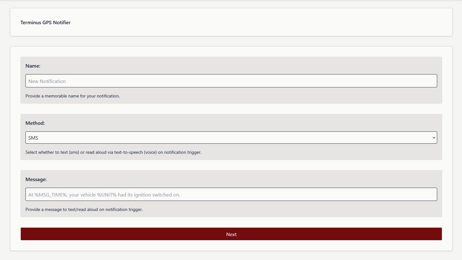 terminus-gps-notifier screenshot