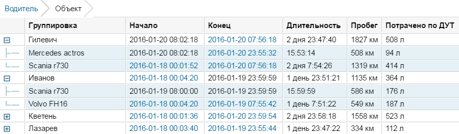 otchet po identifikacii voditelei