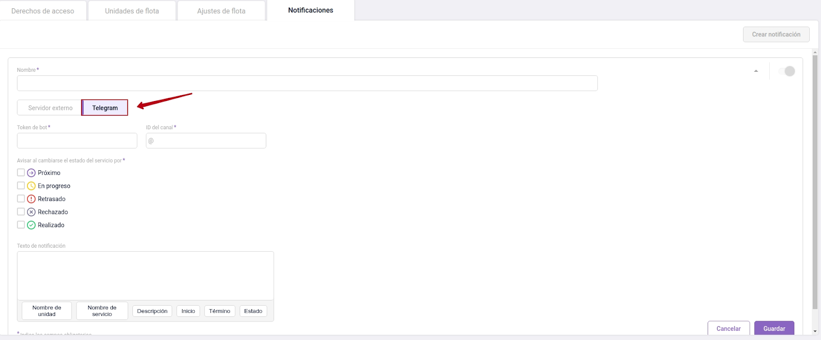 Agregamos notificaciones sobre exceso de velocidad según límites de carreteras