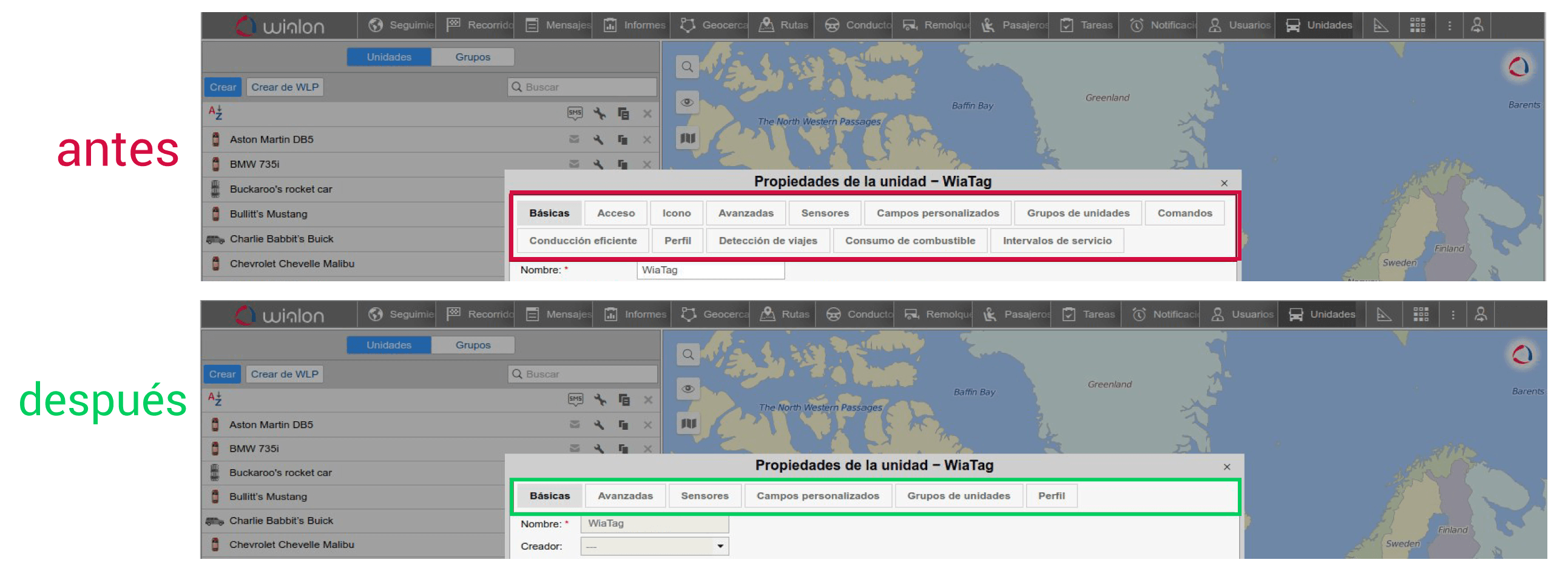 Creamos la jerarquía: objetos básicos y normas