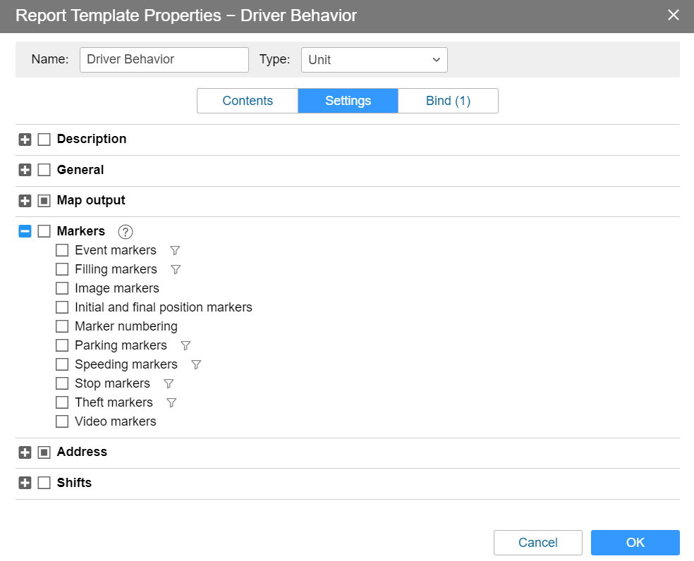 Affichage des marqueurs pour plusieurs chars