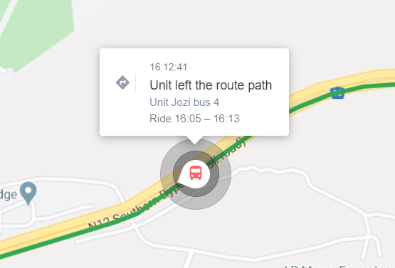The tooltip for event on the map in NimBus
