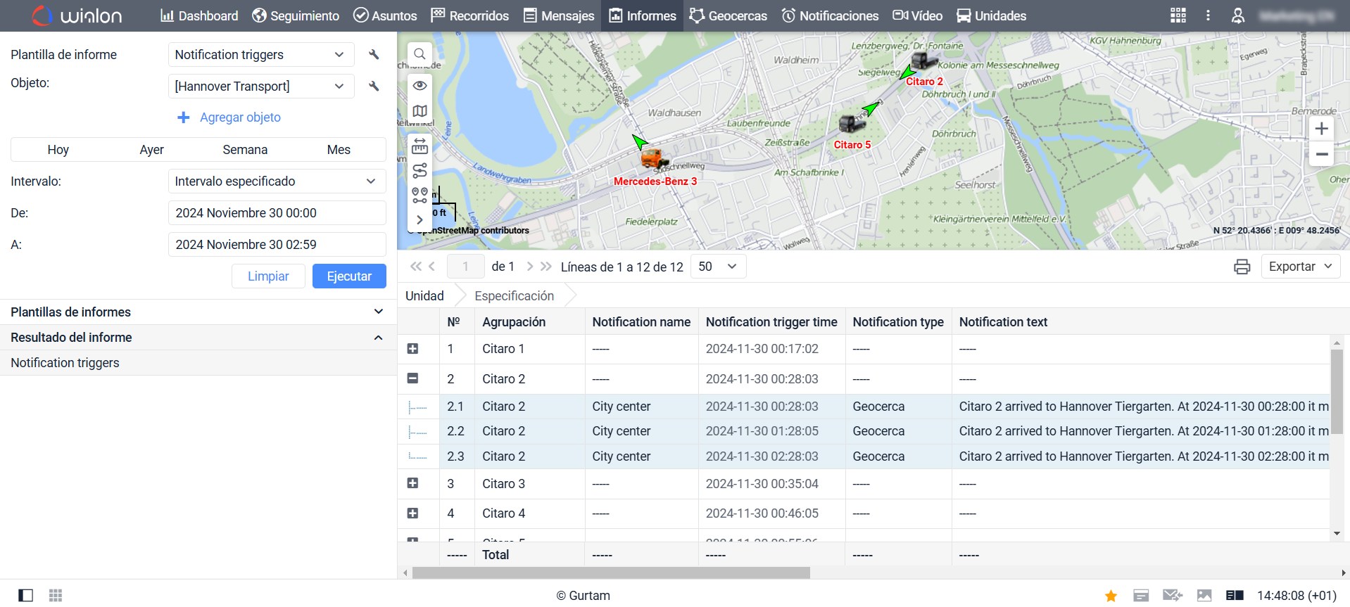 es notification triggers