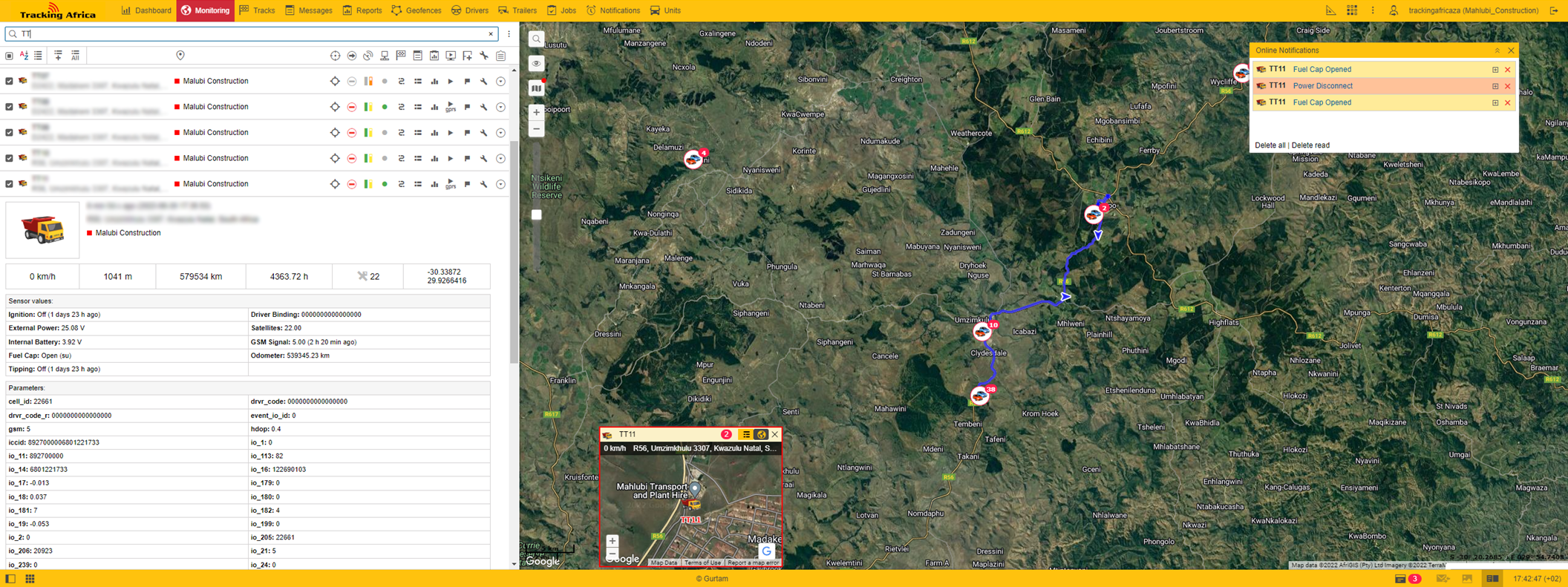 fuel monitoring system south africa