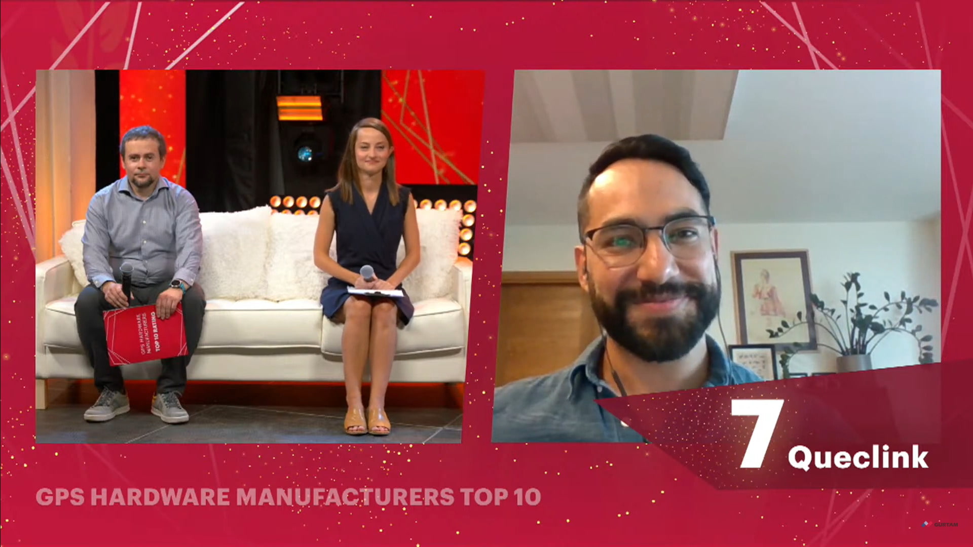 Queclink en la ceremonia de GPS Hardware Manufacturers TOP 10