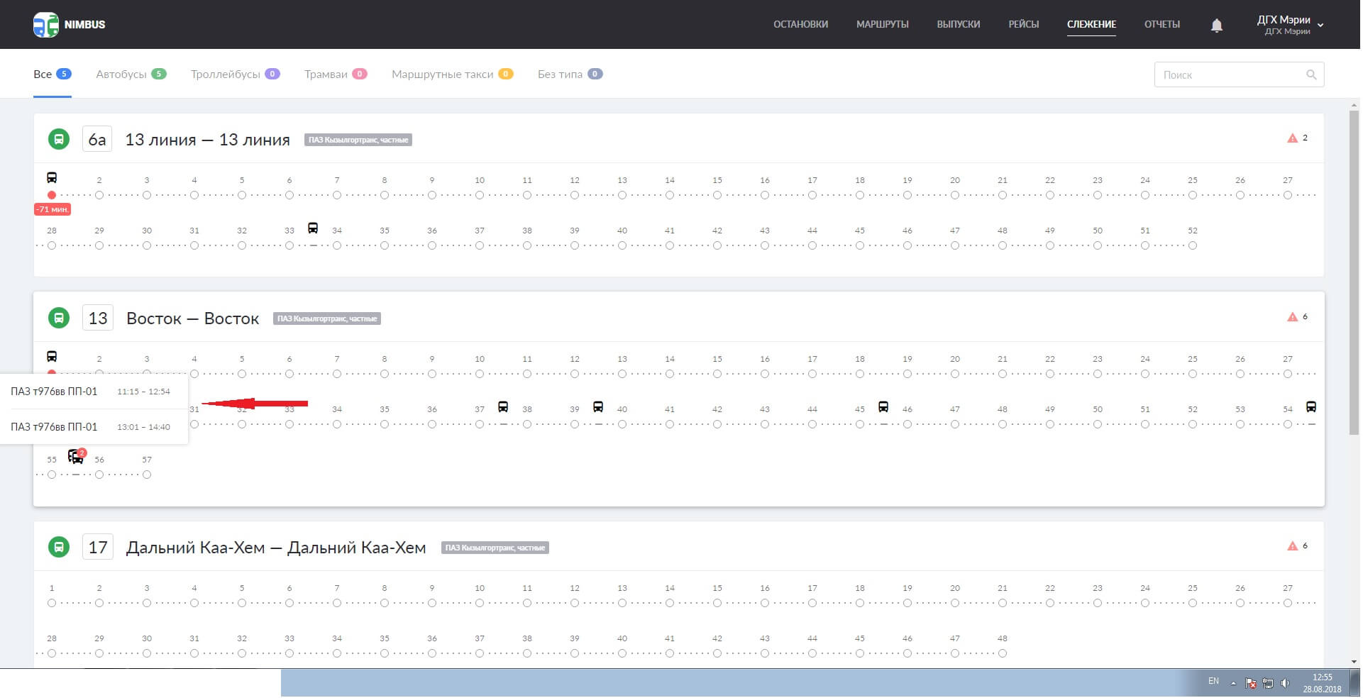 Reporting on the situation