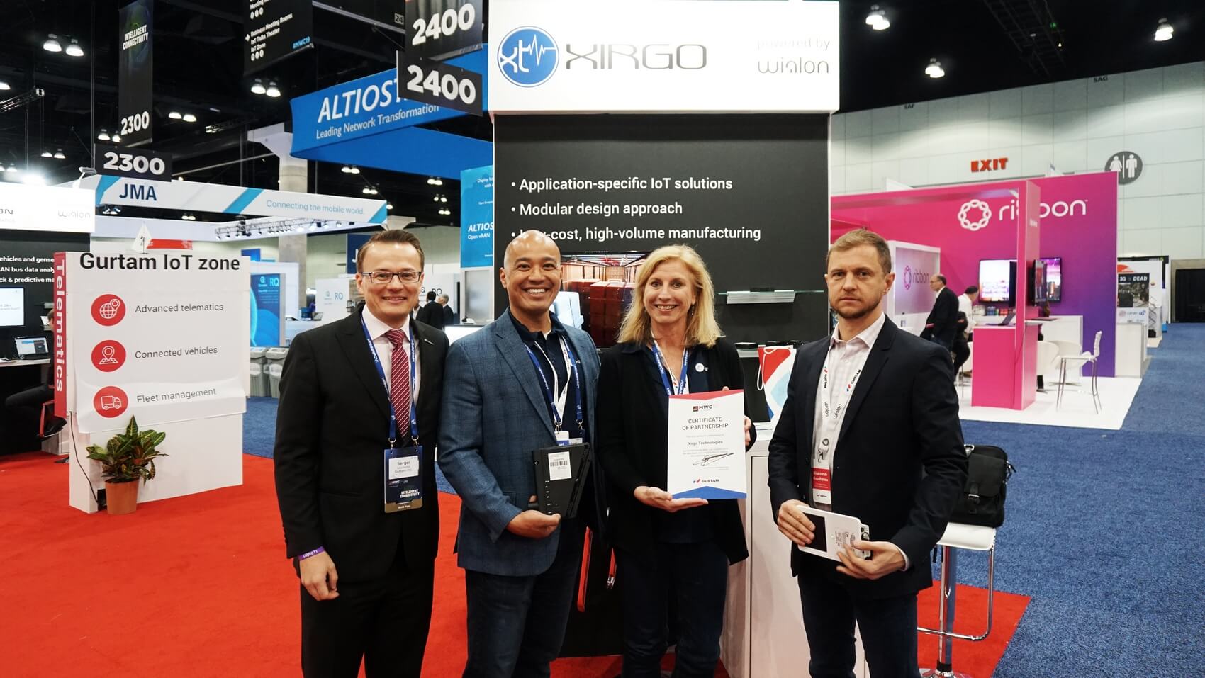 Участники IoT-зоны