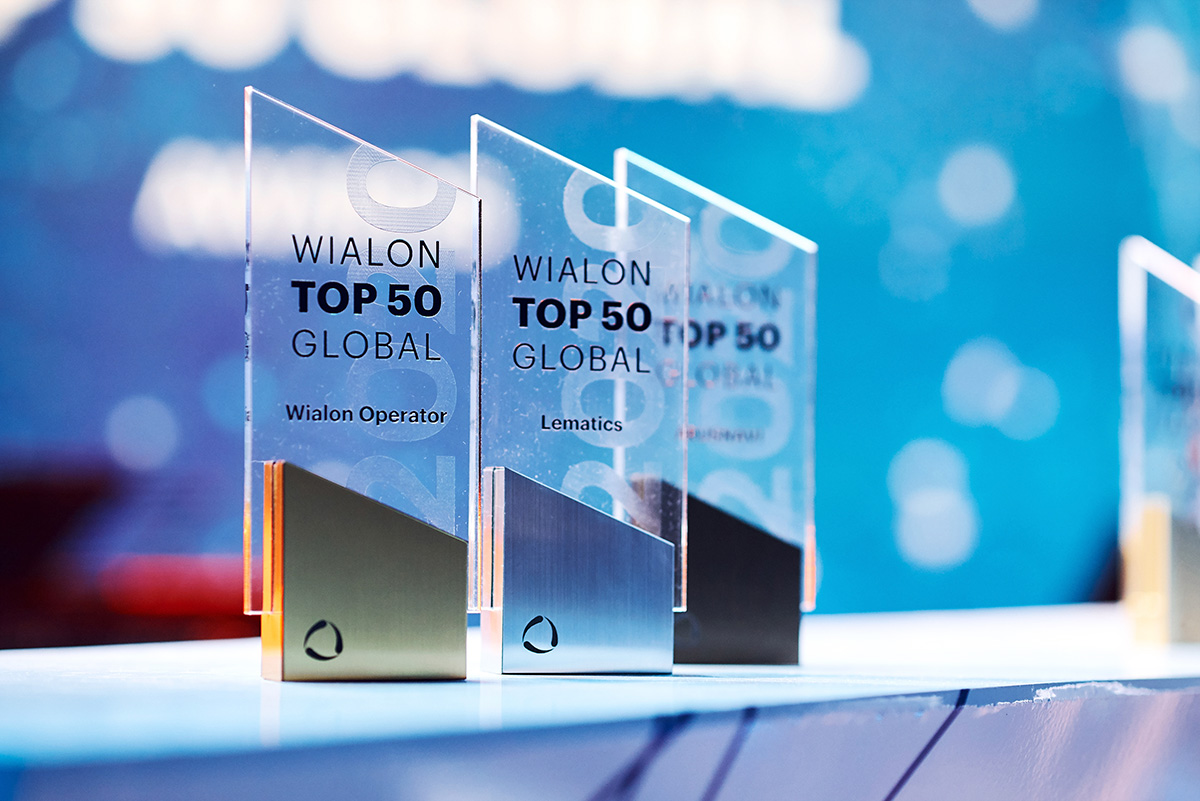 The figurenies for the Wialon TOP 50 Global winners