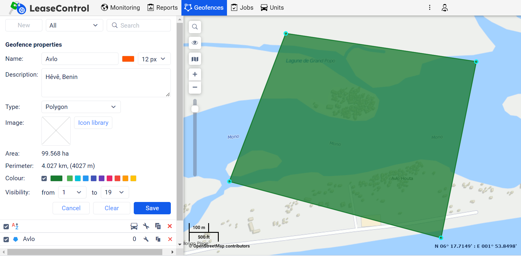 LeaseControl geofence