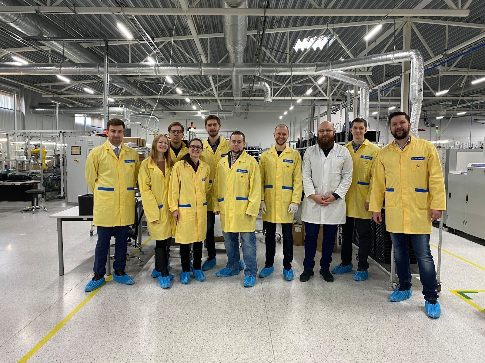 Gurtam at the Teltonika factory