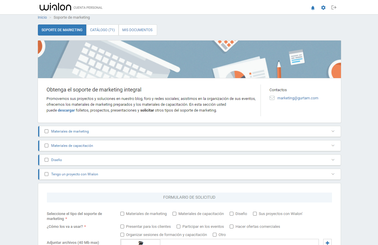 my.wialon.com — soporte de marketing