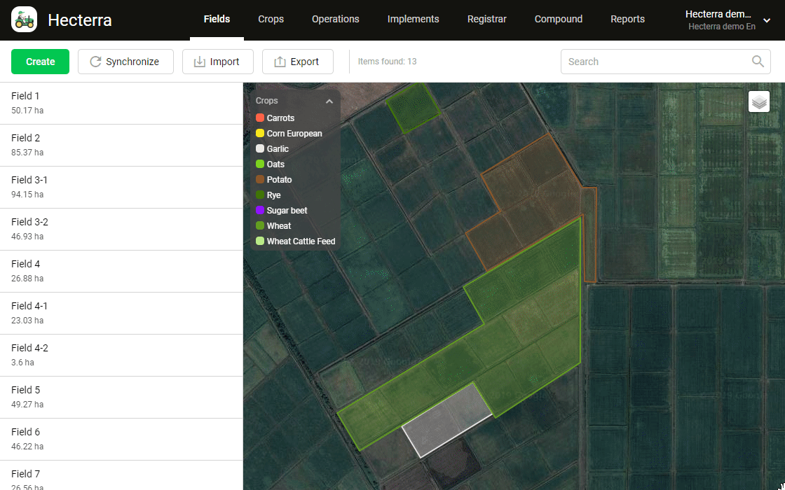 Smart farming with Wialon