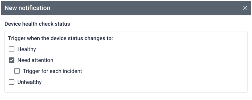 health check notifications en