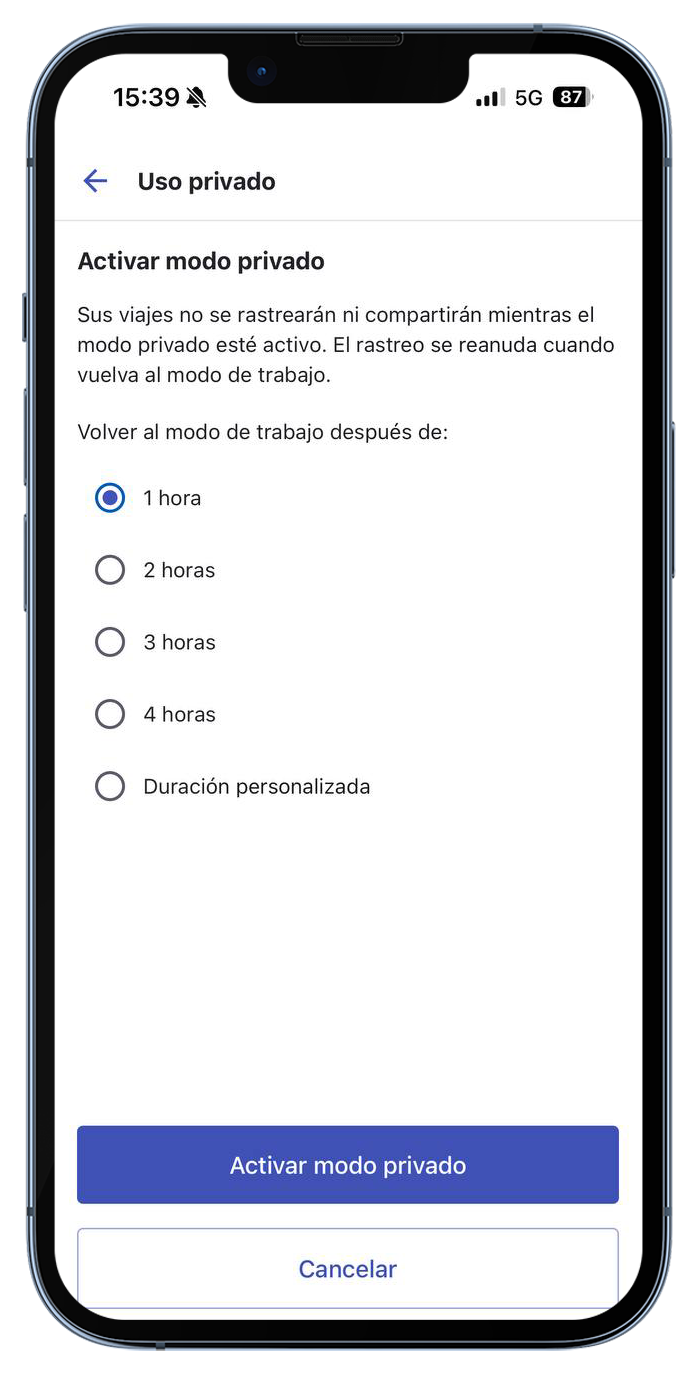 Private Mode Es
