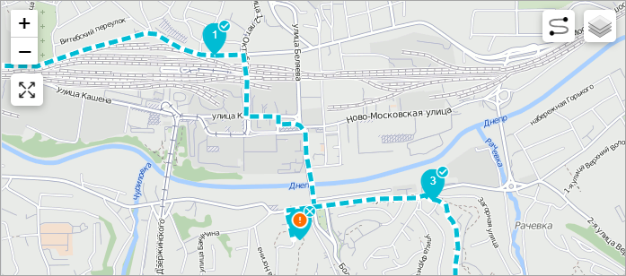 выбор диапазона