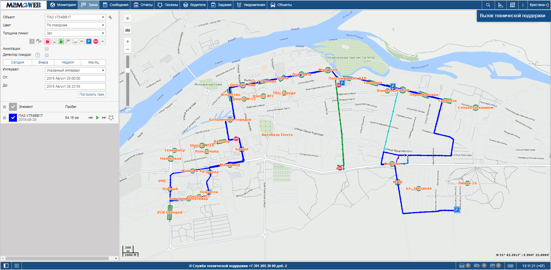 Reporting on the situation