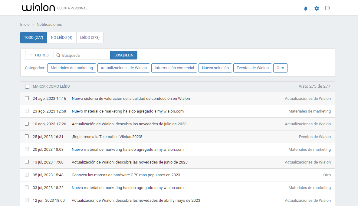 my.wialon.com — notificaciones