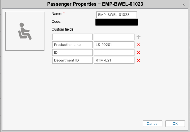 Passenger Properties-example