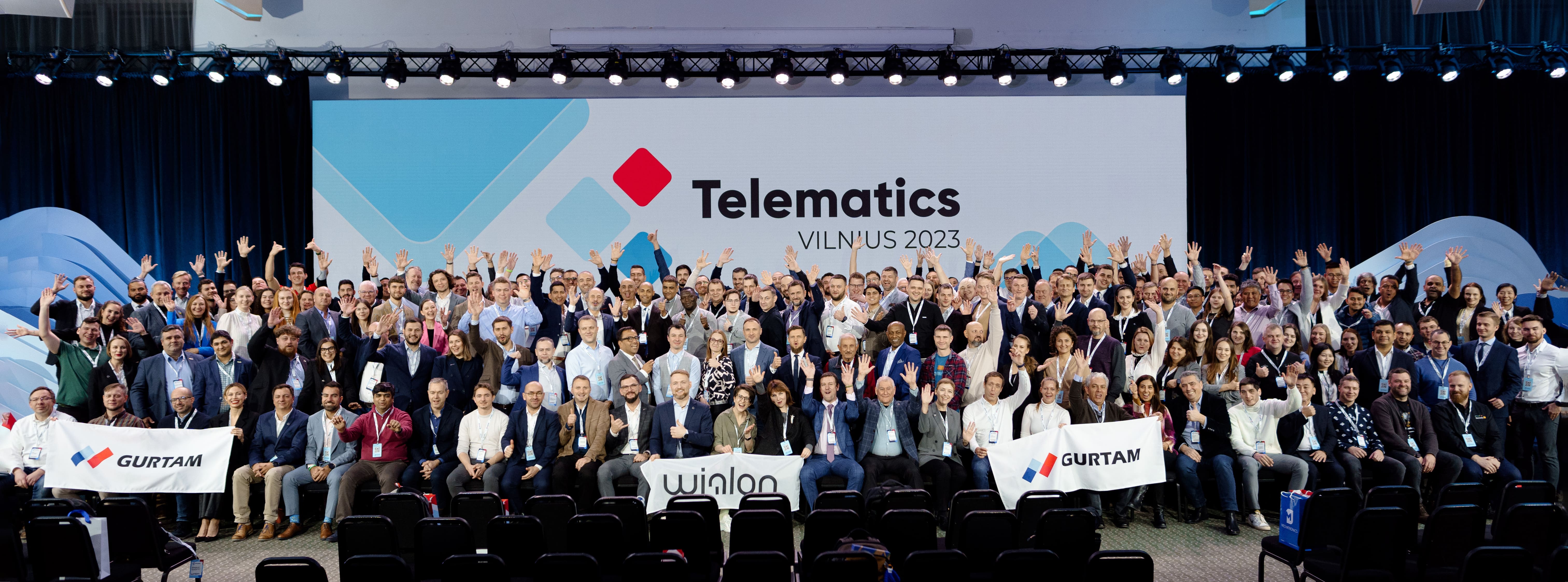 Групповое фото участников Telematics Vilnius 2023