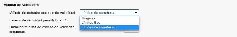 Agregamos notificaciones sobre exceso de velocidad según límites de carreteras