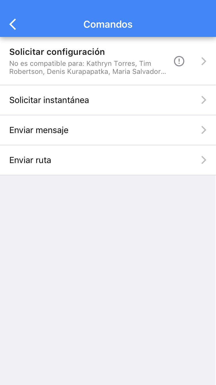 Funcionalidad de Wialon app
