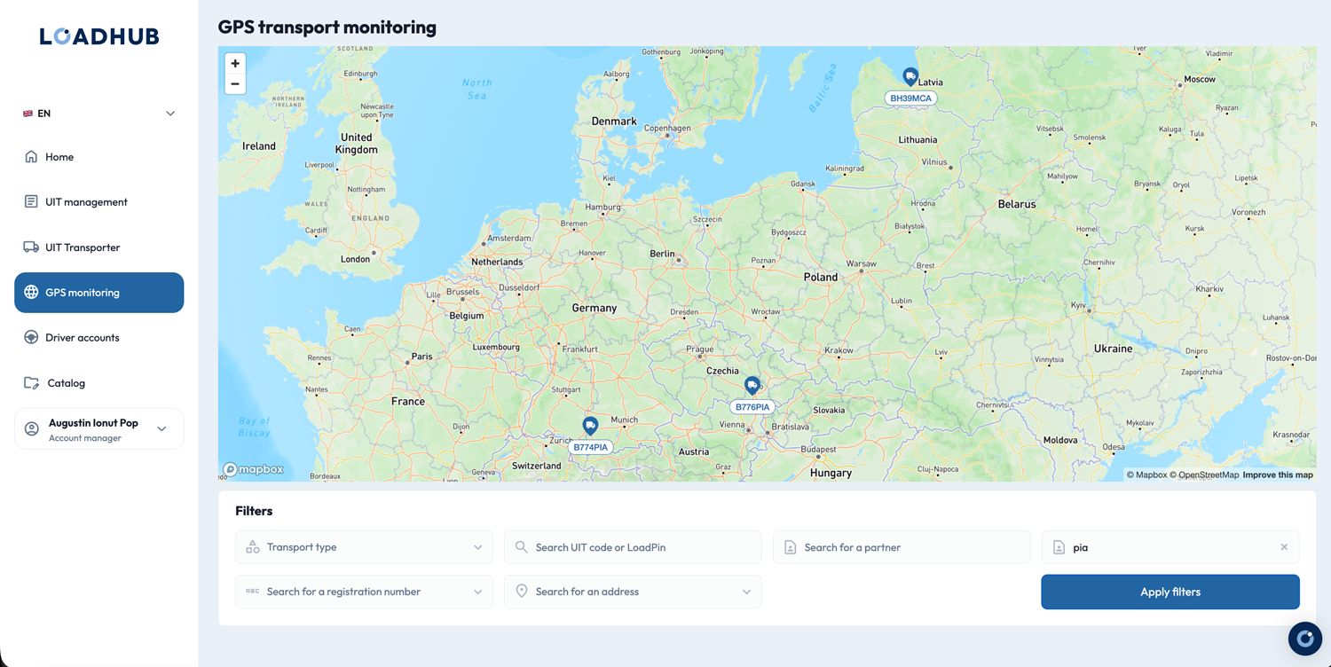 loadhub-e-transport-platform screenshot