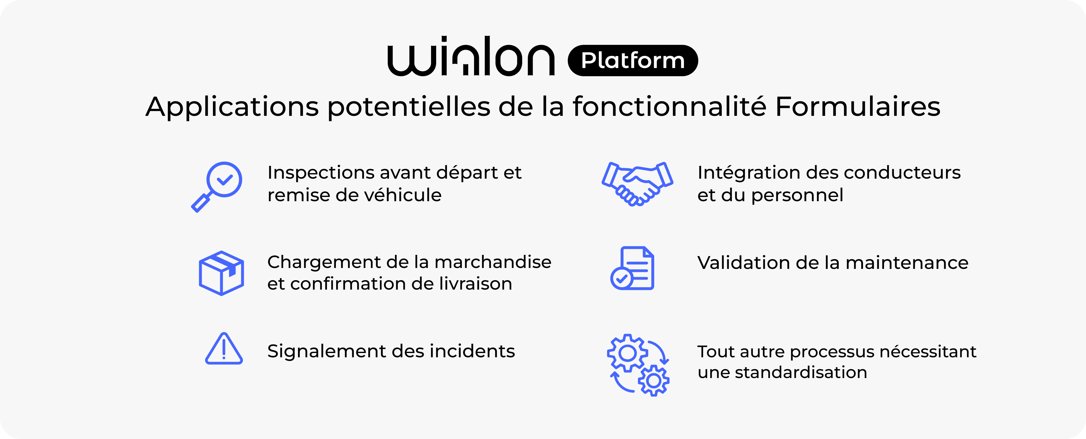 Infographics 2 Forms in Wialon Platform Fr