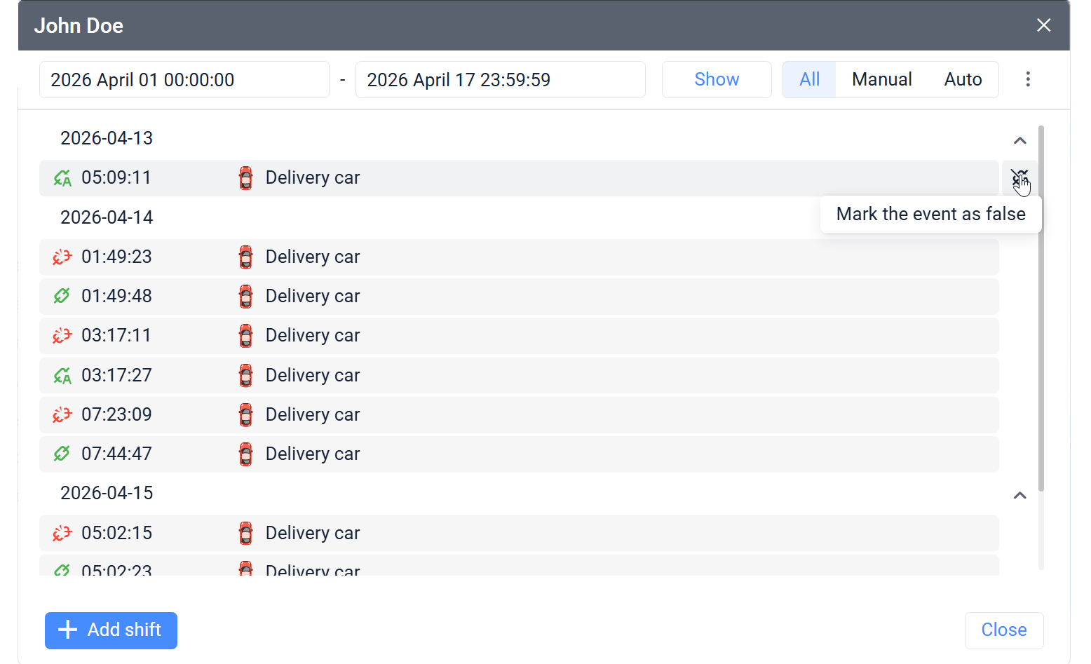 Drivers functionality updates in Wialon Local 2604