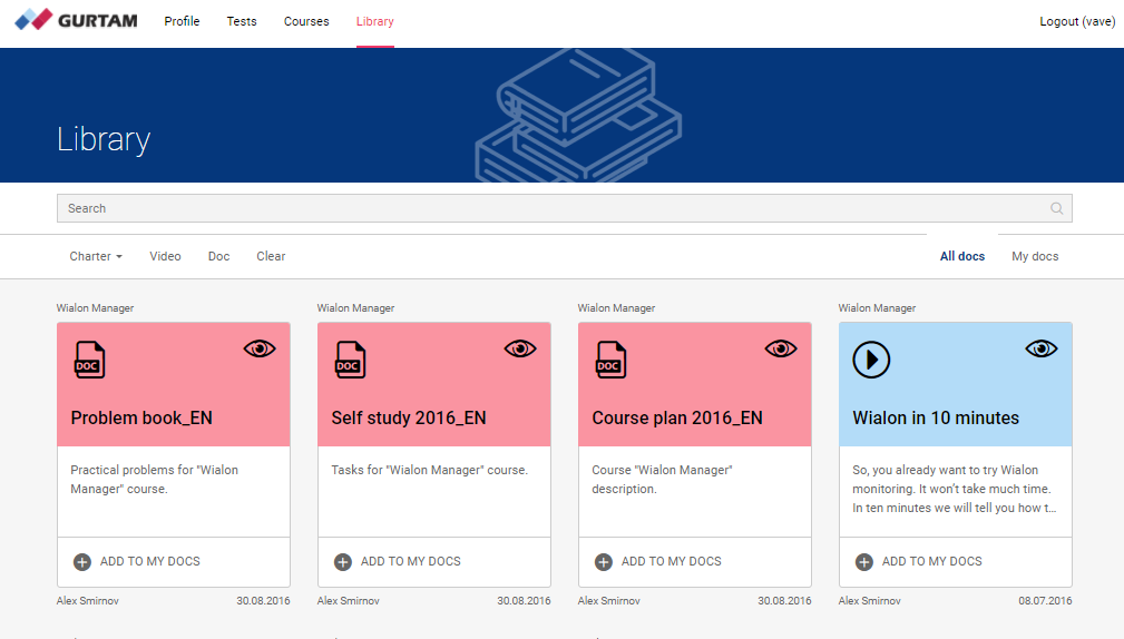 Estructura del portal