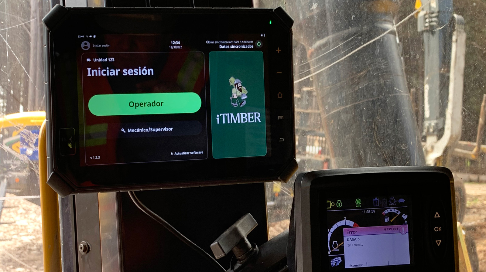 in-vehicle tablet for forestry monitoring solution