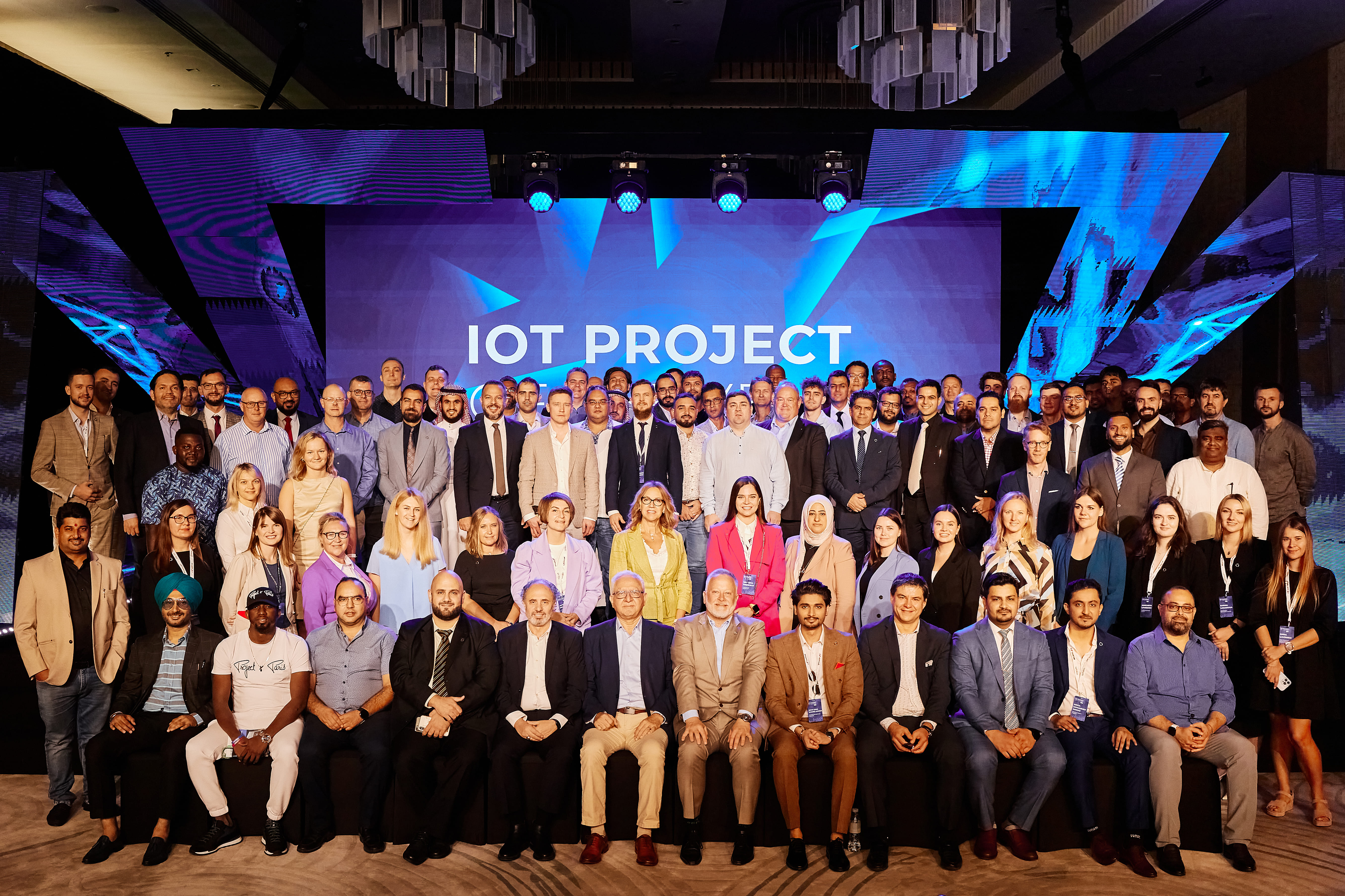 group photo at iot