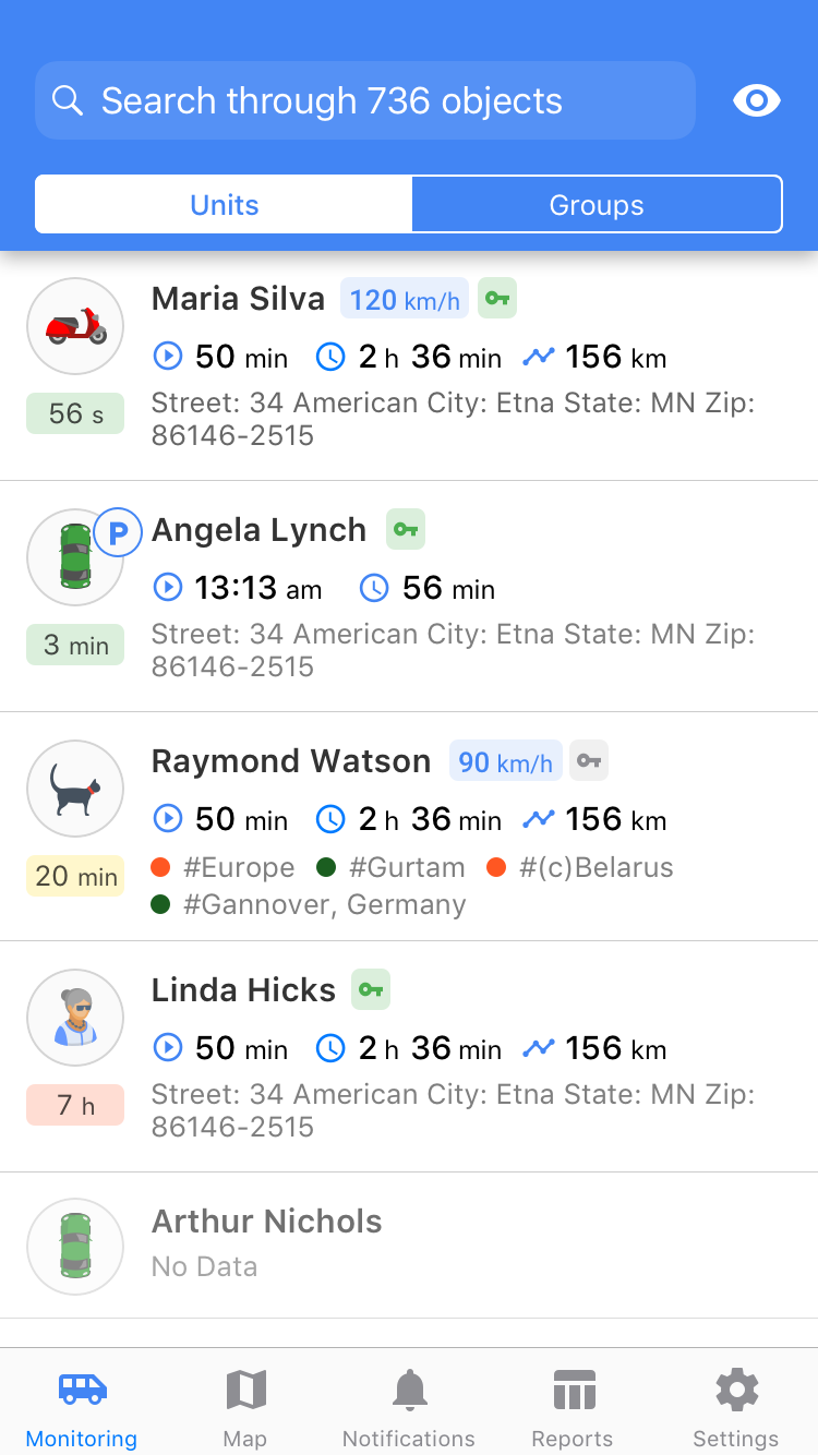 Wialon mobile app 2.0 features