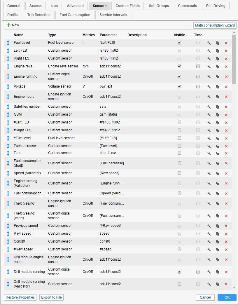 Calculateur des coefficients