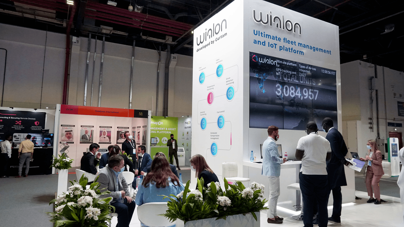 Stand d'exposition de Wialon