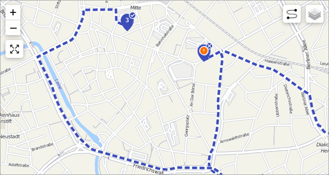 Affichage des statuts 