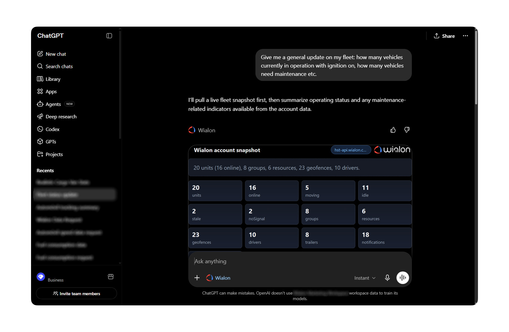 wialon-for-chatgpt screenshot