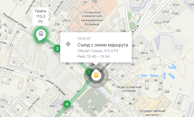Всплывающая подсказка по событию на карте в NimBus