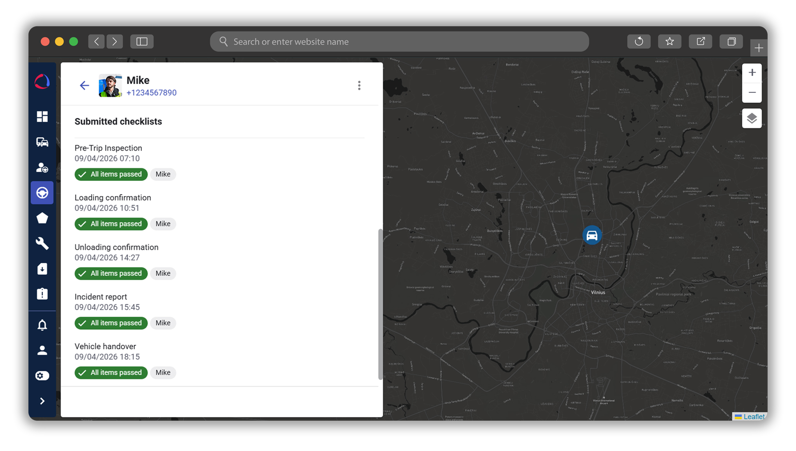 Wialon Platform Checklists: Manager's screenshot 2