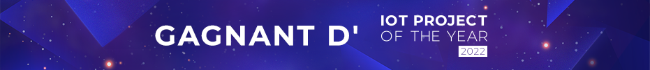 Gagnant d'IoT project of the year 2022